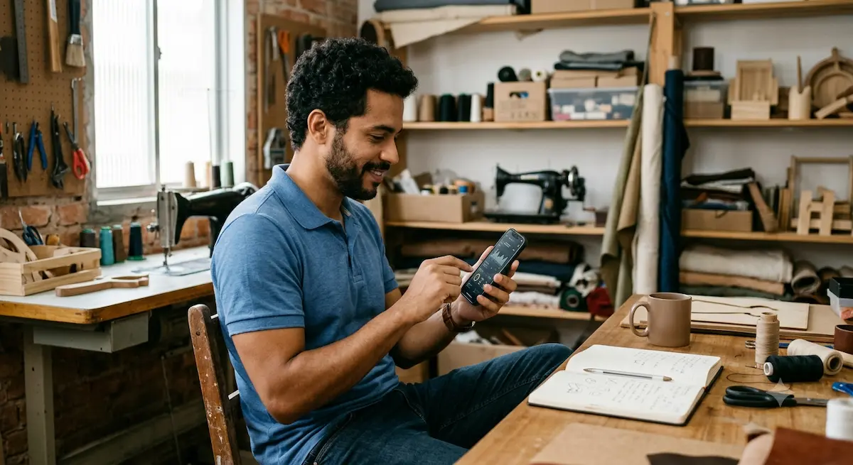 Cliente bancário contratando o programa Novo Desenrola Brasil